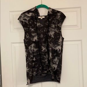 Tye-dye t-shirt material vest